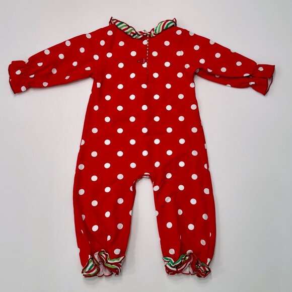 Holiday Polka Dot & Ruffle Jumper, 18M - Picture 5 of 6